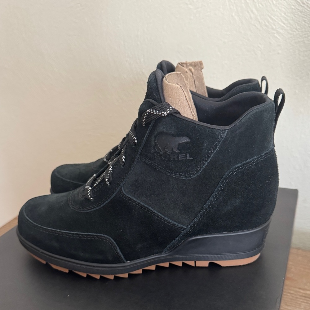 Sorel Evie Sport Lace - Wedge Ankle Sneaker - Picture 3 of 7
